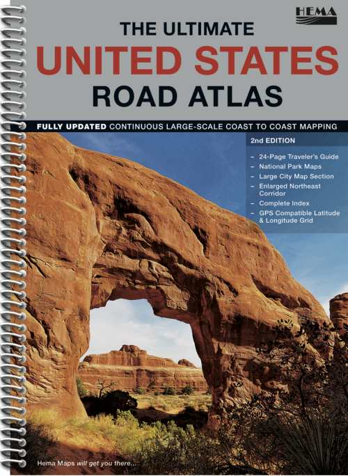 The Ultimate United States (USA) Road Atlas by Hema Maps (9781934006894)