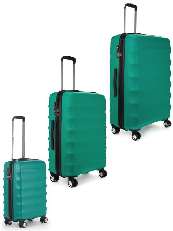 antler luggage green