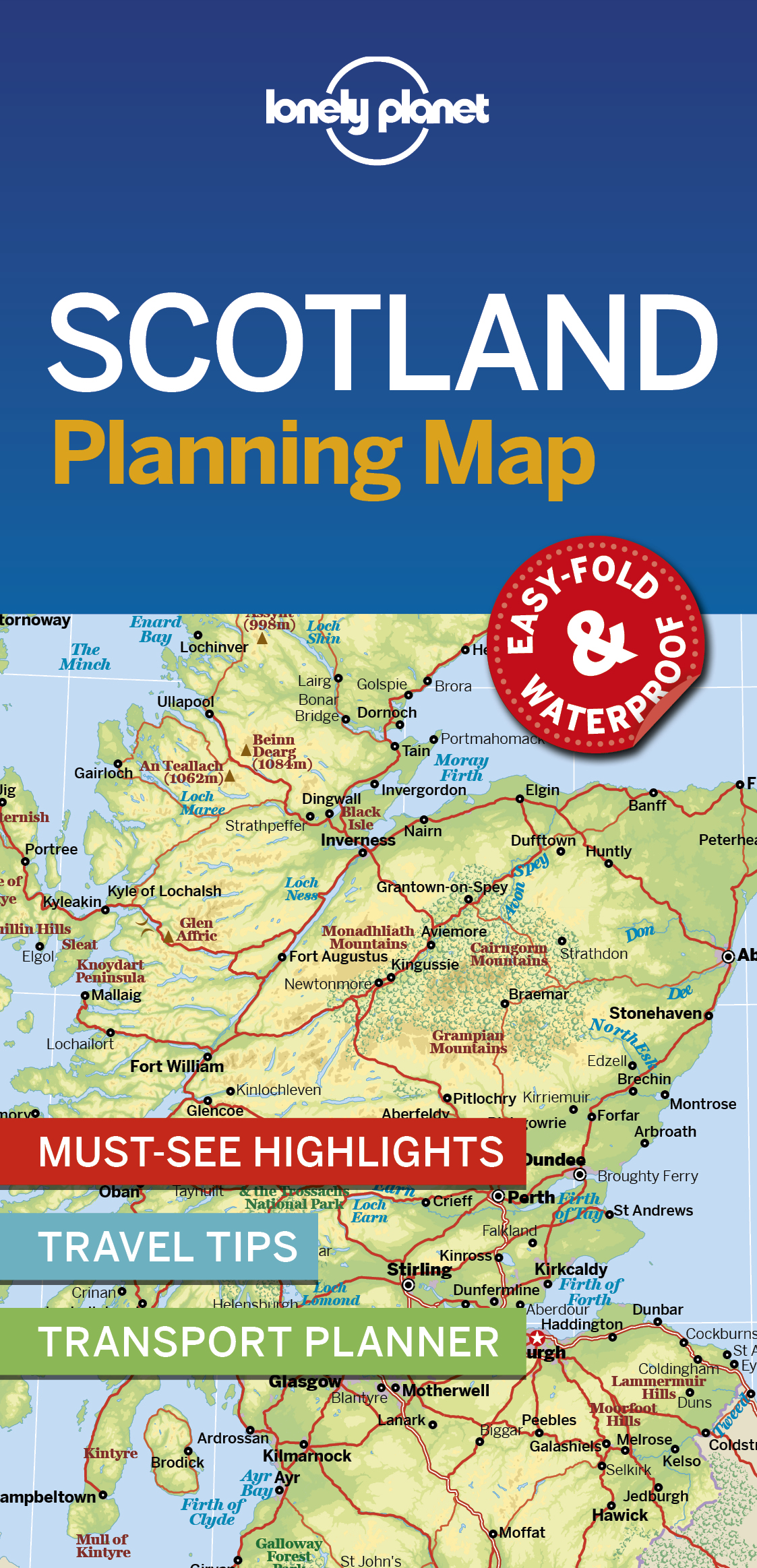 Lonely Scotland Planning Map by Lonely (9781788686051)