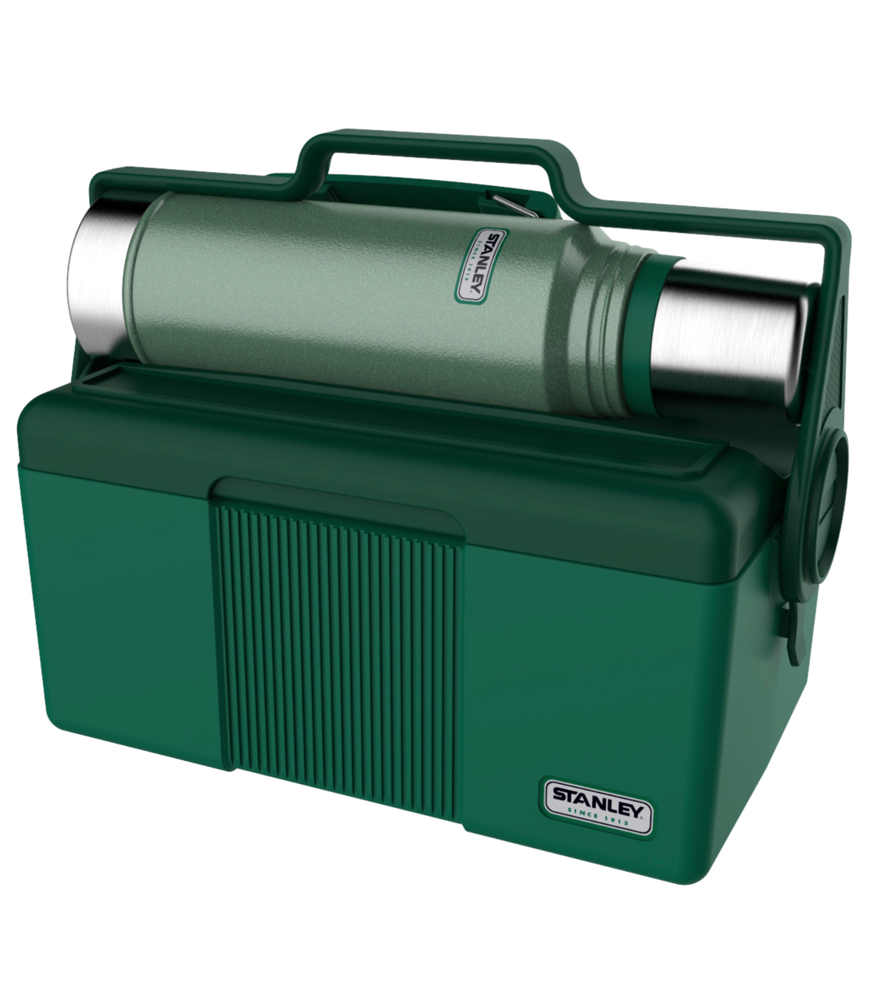 Stanley Heritage 6 6 Litre Cooler And 1 Litre Flask Bottle Combo Green By Stanley 568