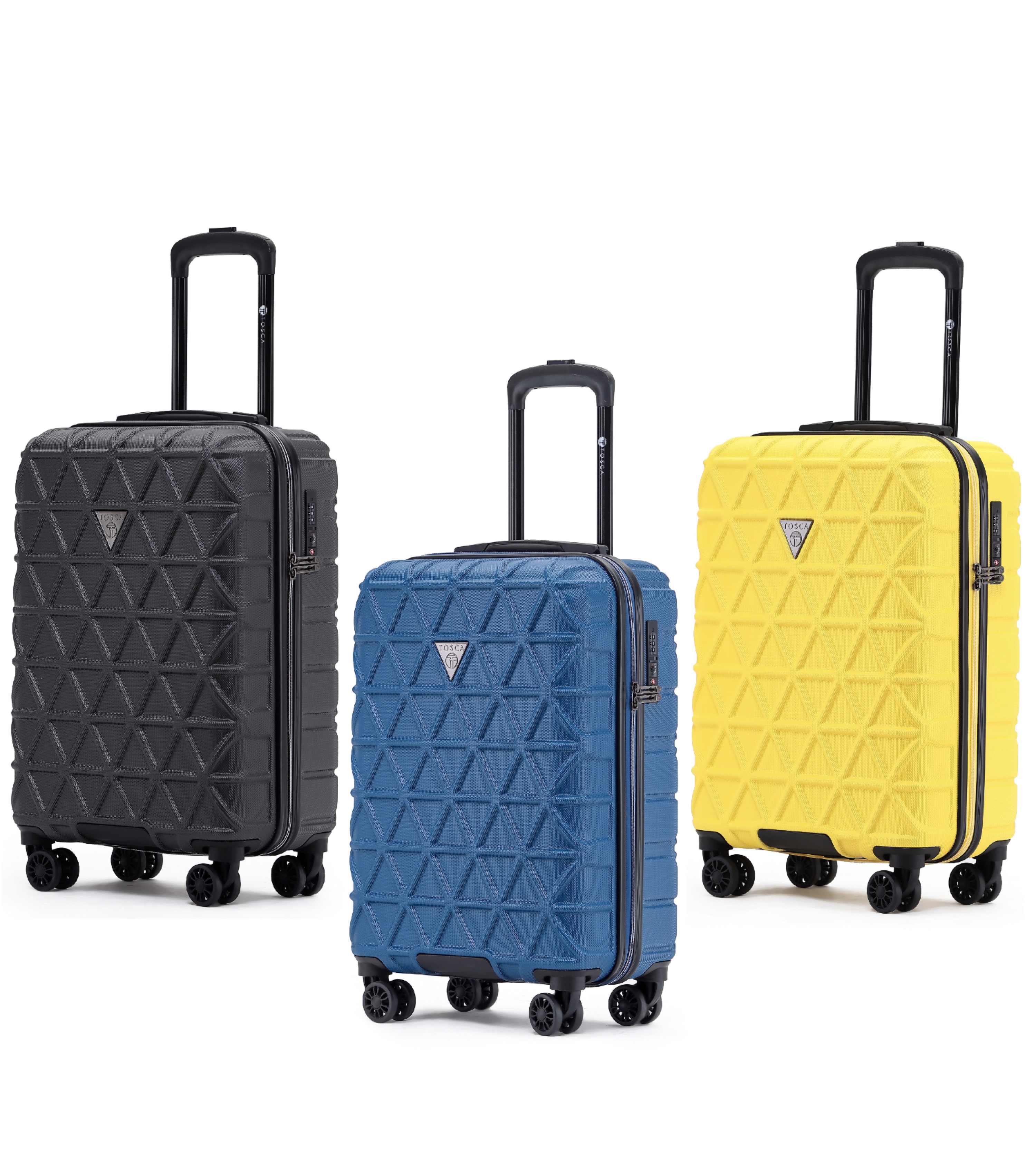 patterned cabin luggage