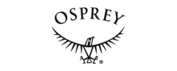 Osprey logo with a bird illustration on a white background