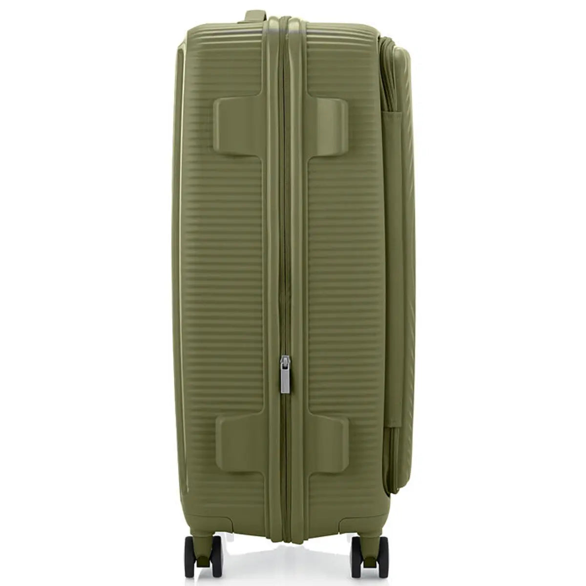 American Tourister Curio Book Opening 75 cm Spinner Suitcase - Khaki