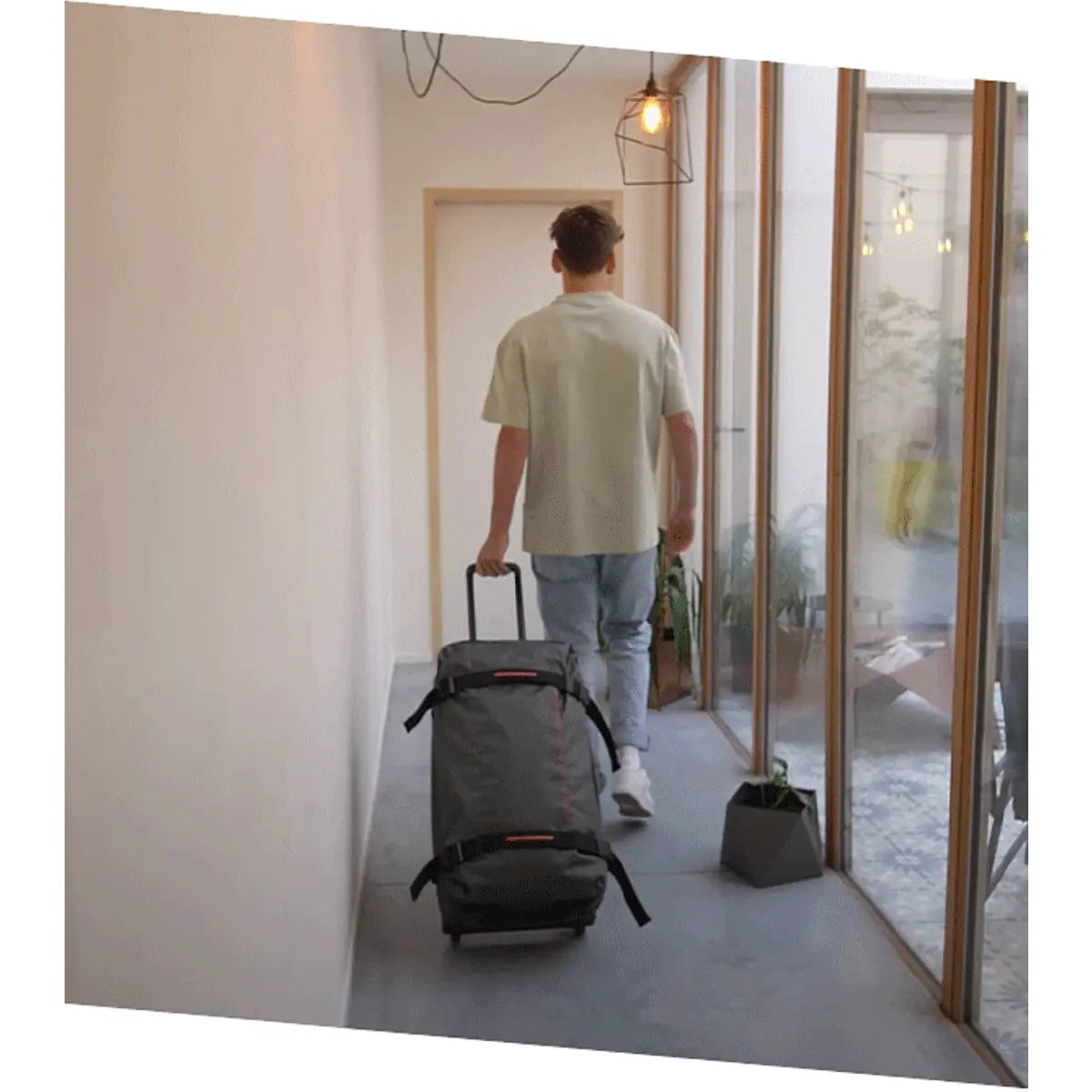 American Tourister Urban Track Large Wheeled Duffle - Dark Khaki