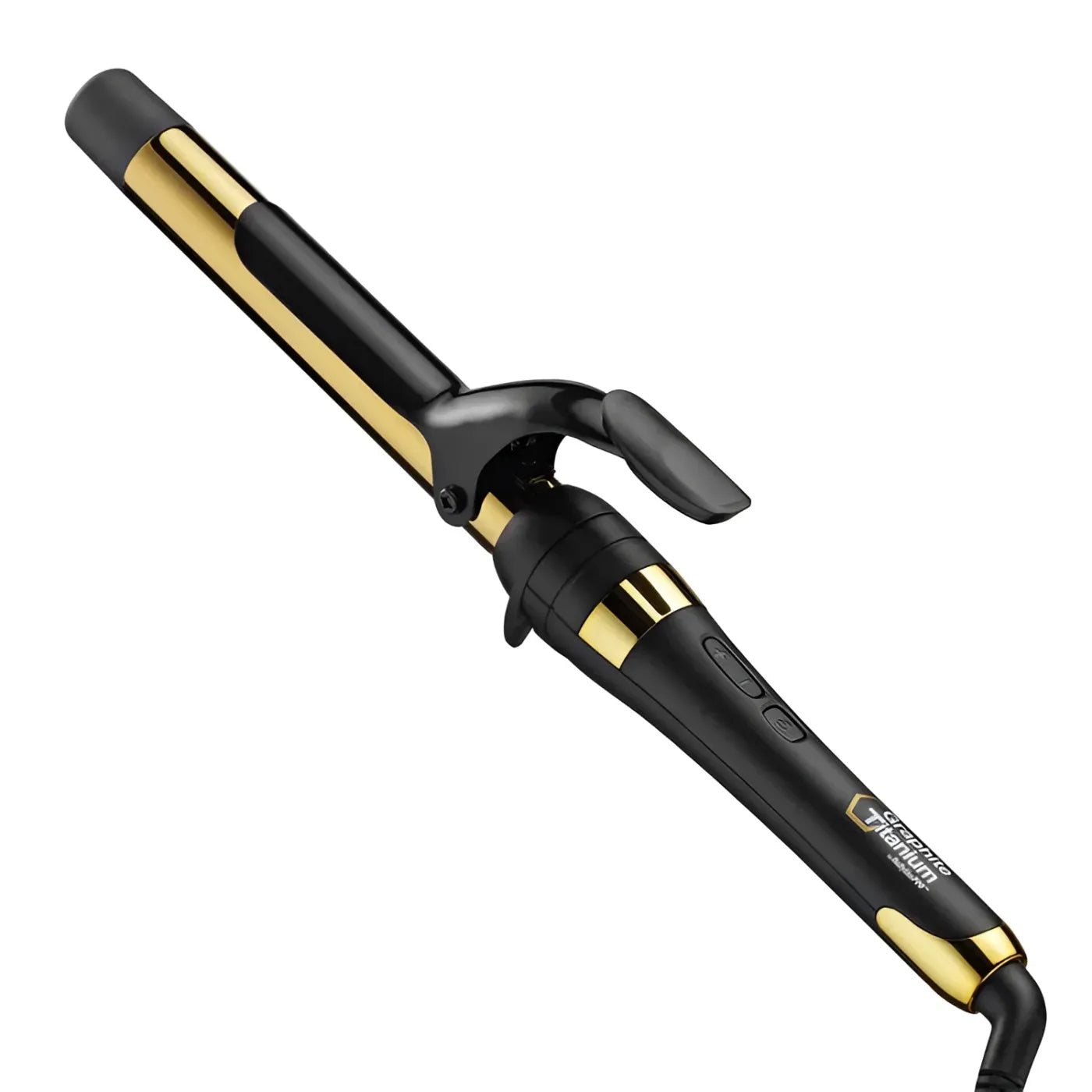 BaBylissPRO Graphite Titanium Ionic Curling Iron 25mm - Dual Voltage
