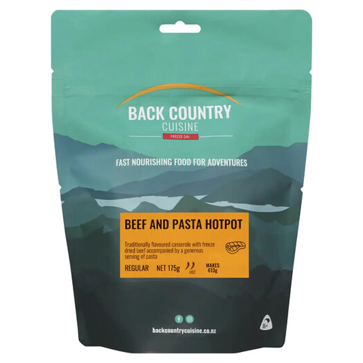 Back Country Beef and Pasta Hotpot - Regular Serve