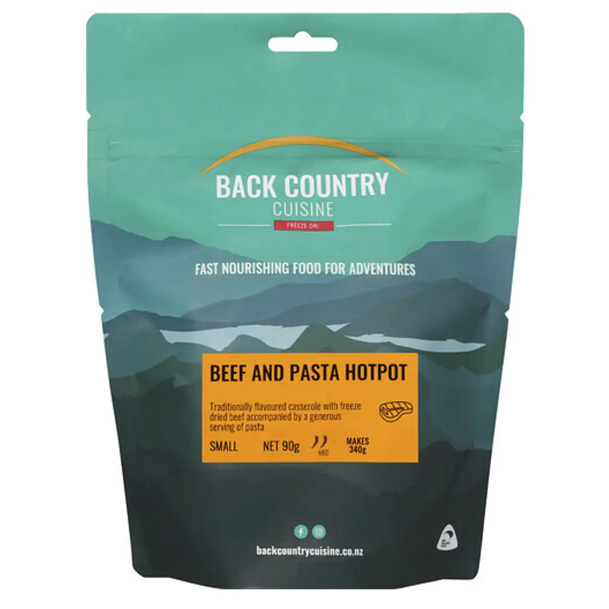 Back Country Beef and Pasta Hotpot - Small Serve