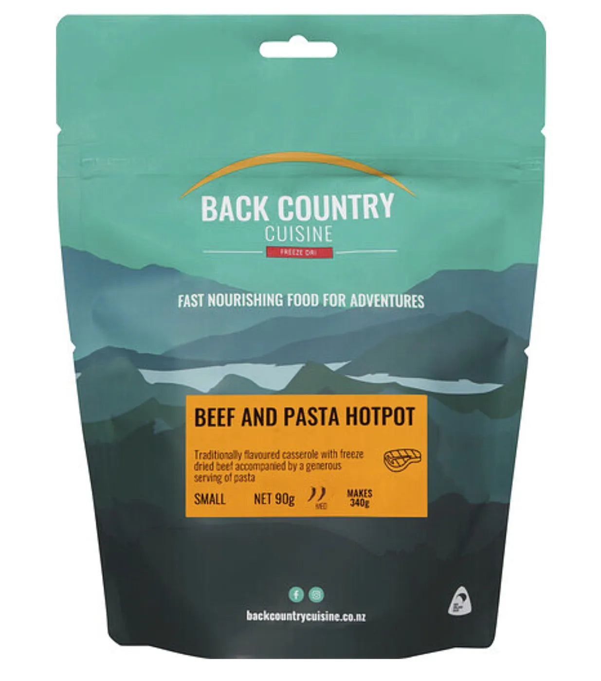 Back Country Beef and Pasta Hotpot - Small Serve