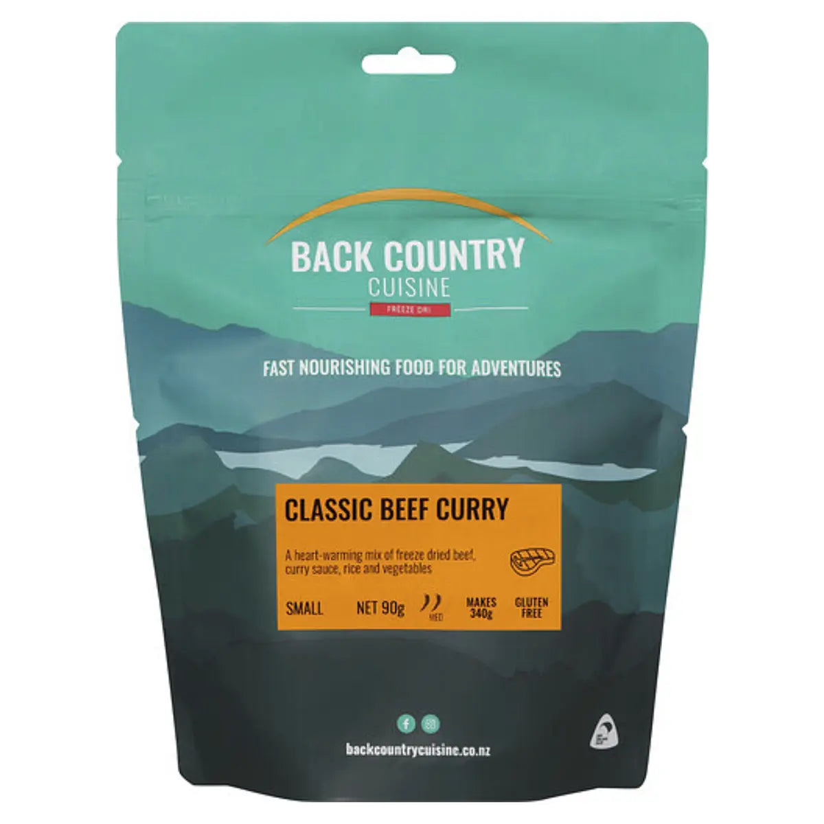 Back Country Classic Beef Curry - Small Serve (Gluten Free)