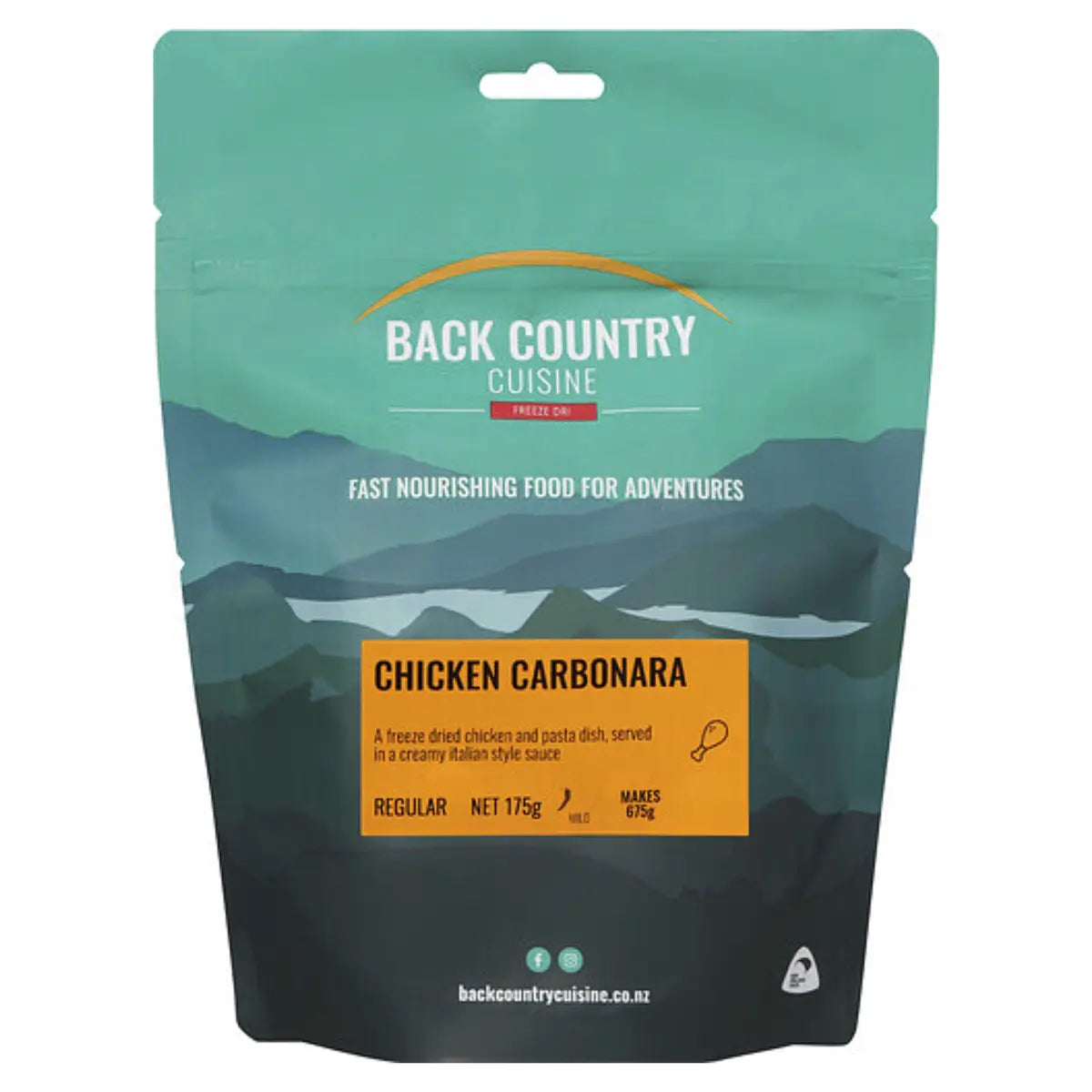 Back Country Cuisine : Chicken Carbonara - Regular Serve