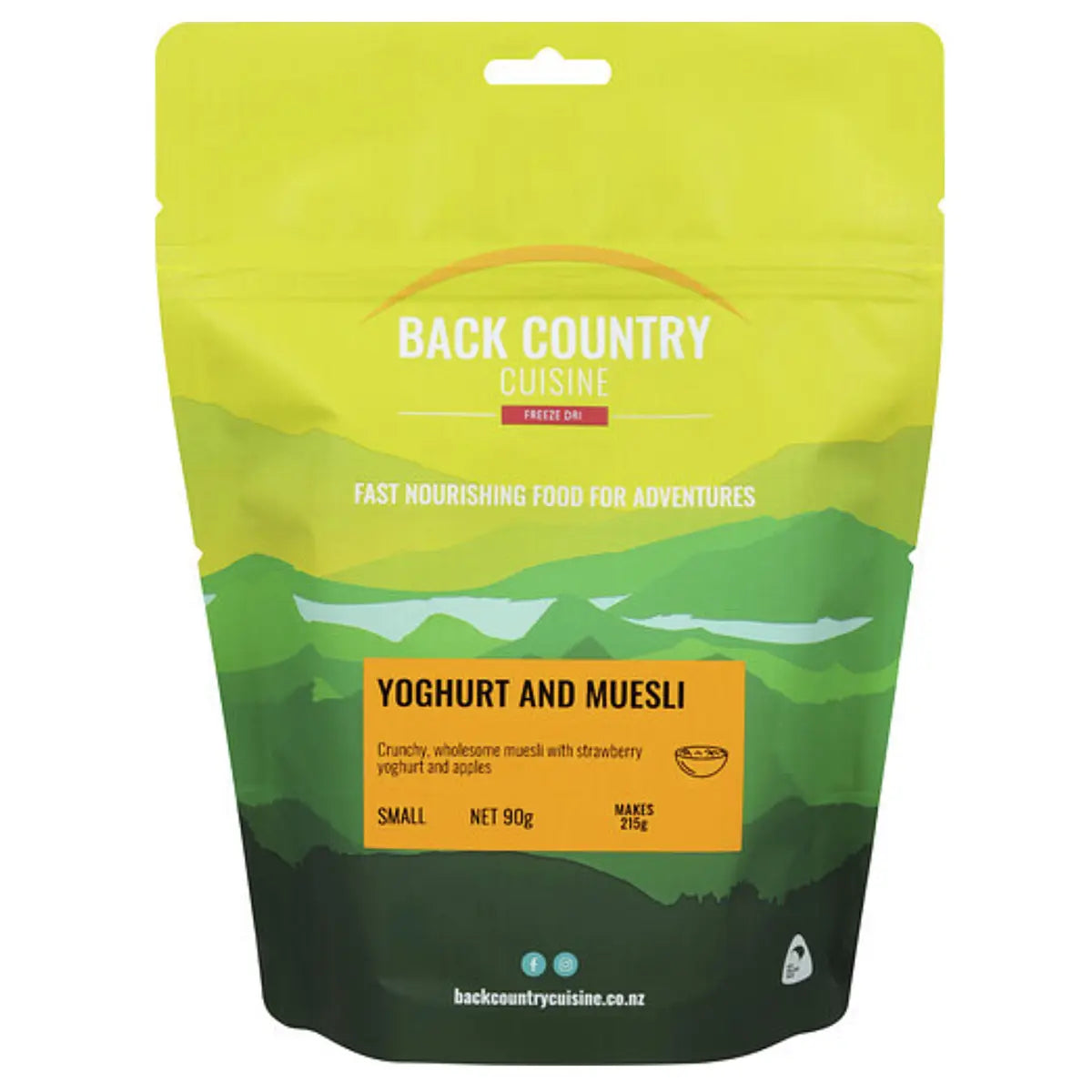 Back Country Cuisine : Yoghurt And Muesli - Small Serve