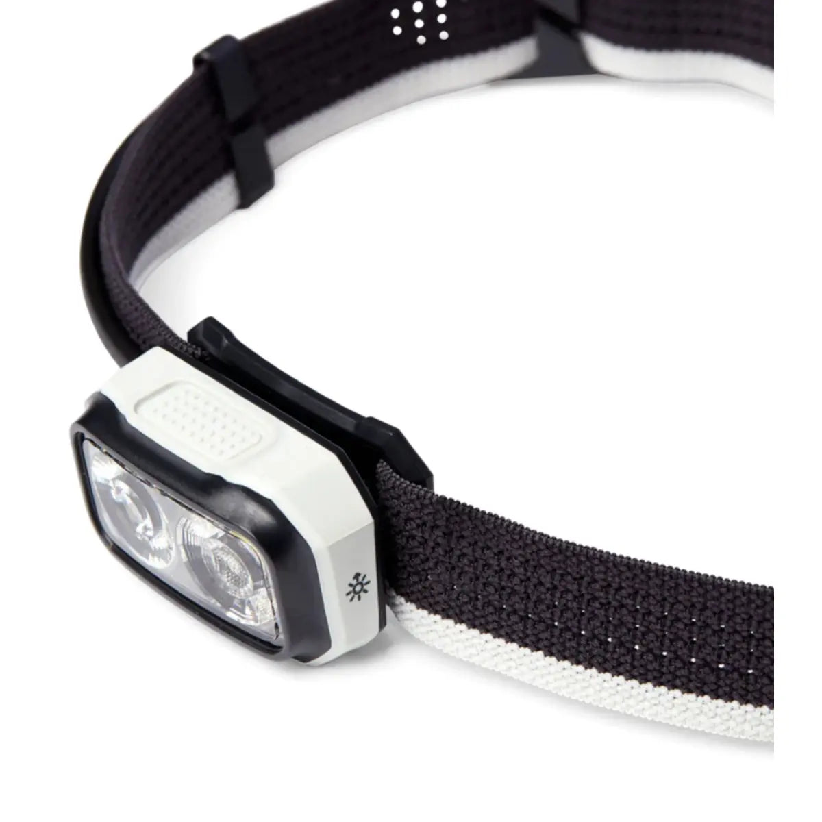 Climbing Mode illuminates the holds or trail directly in front of you with 300 lumens of wide evenly dispersed light