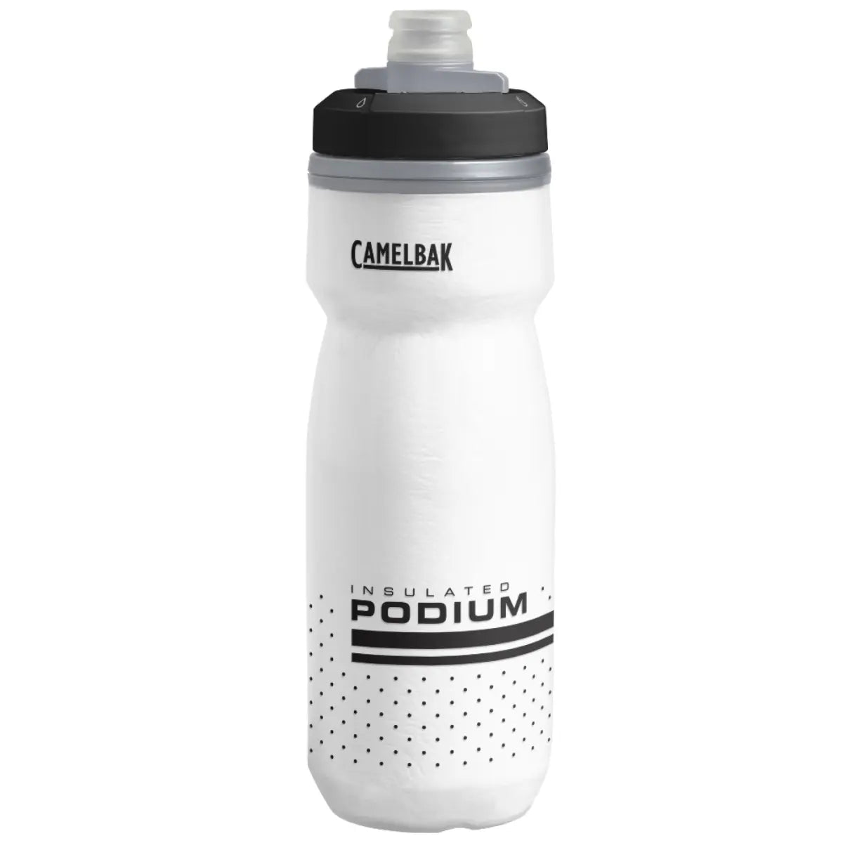 CamelBak Podium Chill 600ML Water Bottle - White / Black