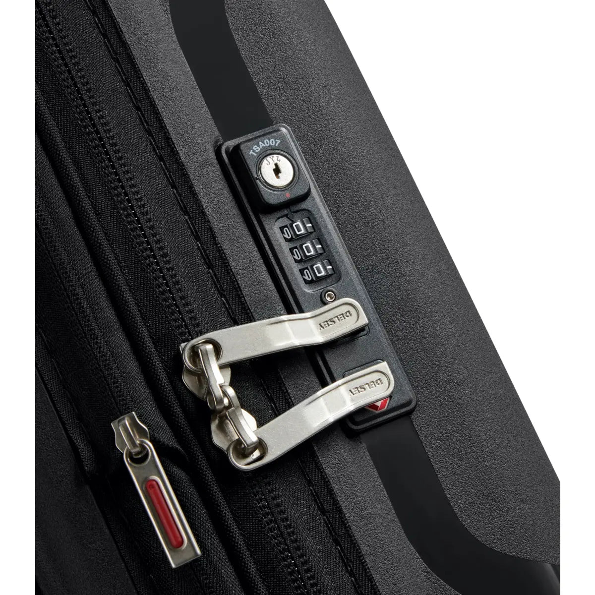 Recessed combination lock with TSA