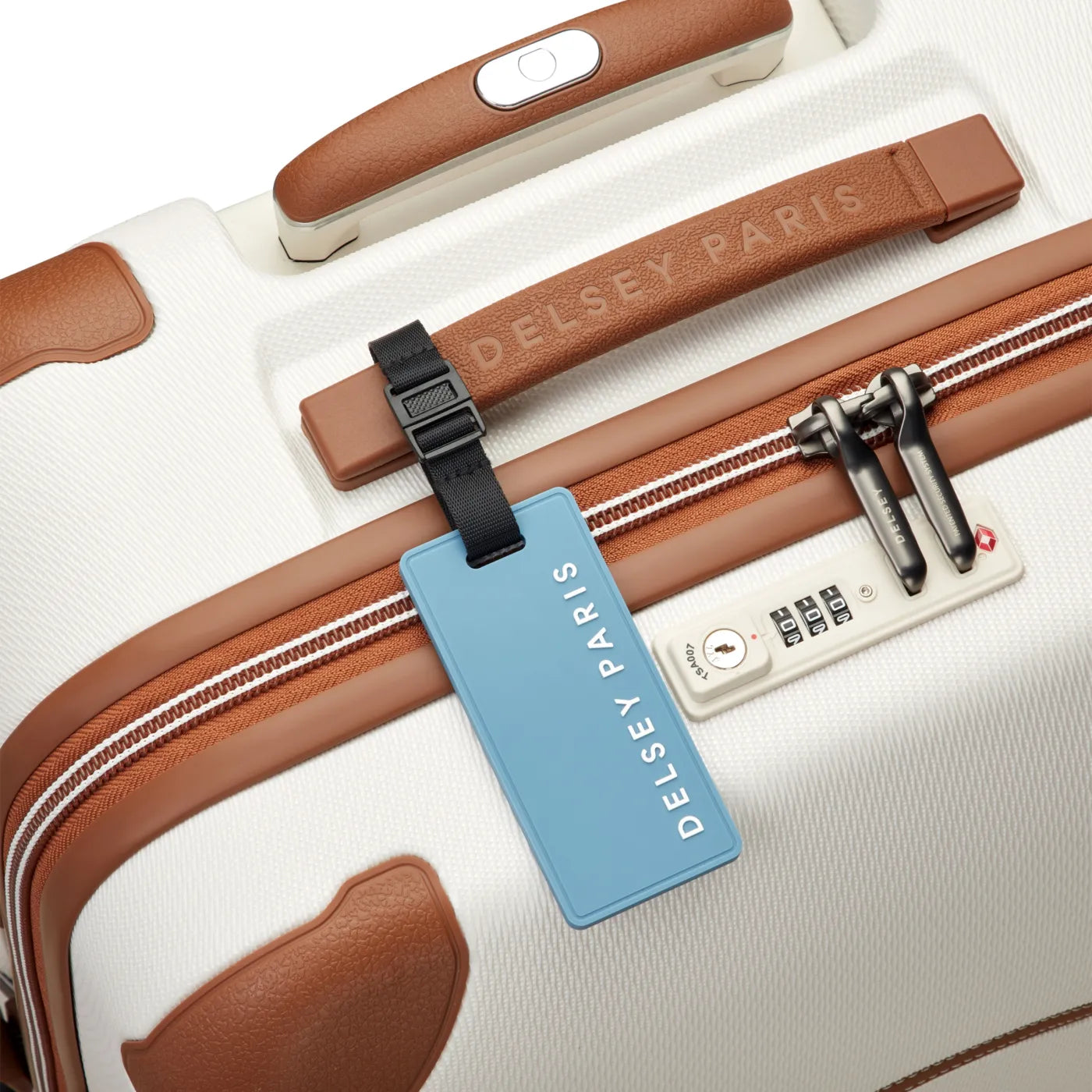 Delsey Luggage Tag - Light Blue
