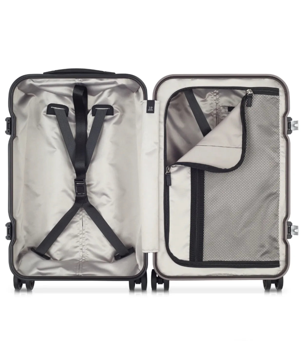 Delsey Peugeot 55 cm 4-Wheel Cabin Suitcase - White