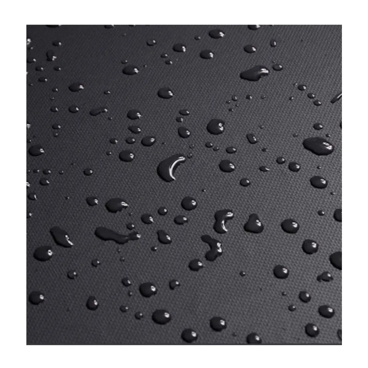 Water-repellant and recycled polyester material