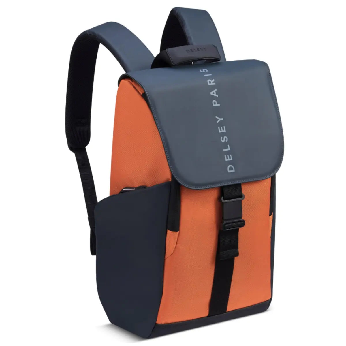 Delsey Securflap 16" Laptop Backpack with RFID - Orange