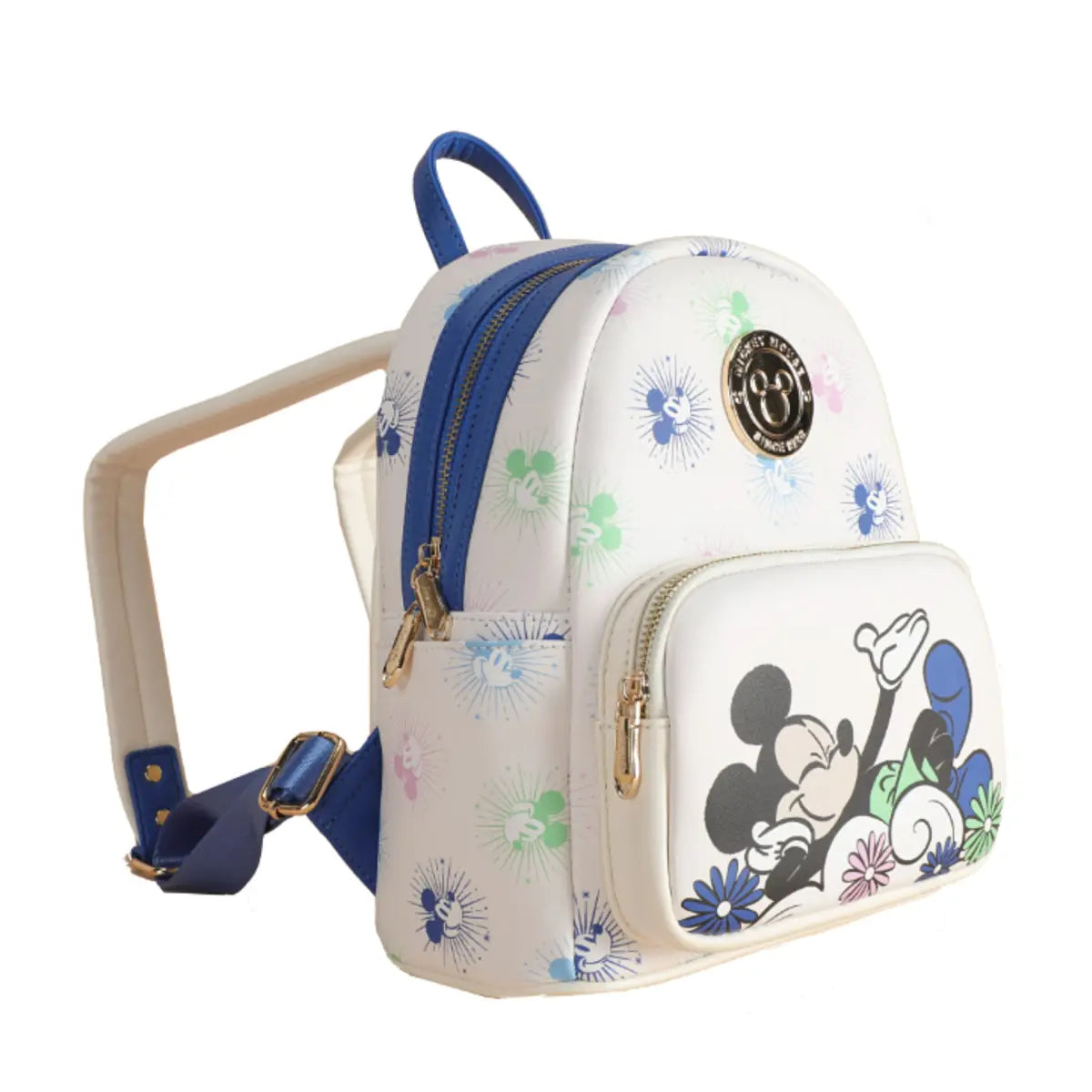 Disney Mickey Mouse Deluxe Mini Backpack - Flower Design