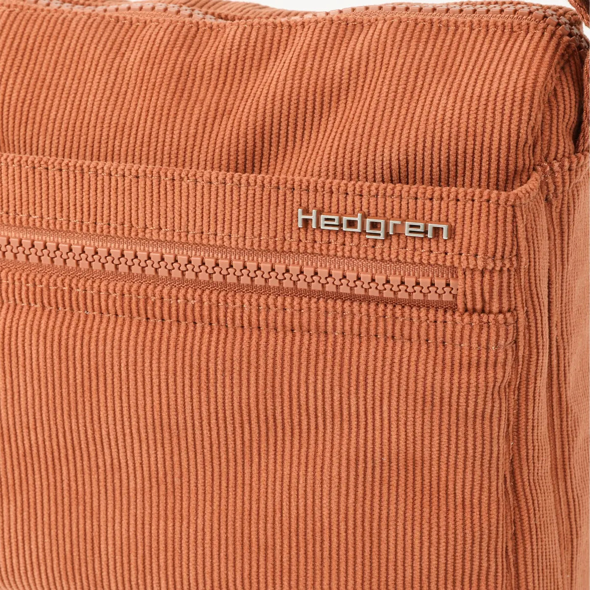 Hedgren EYE Crossbody Bag with RFID Pocket - Corduroy Redwood Burl