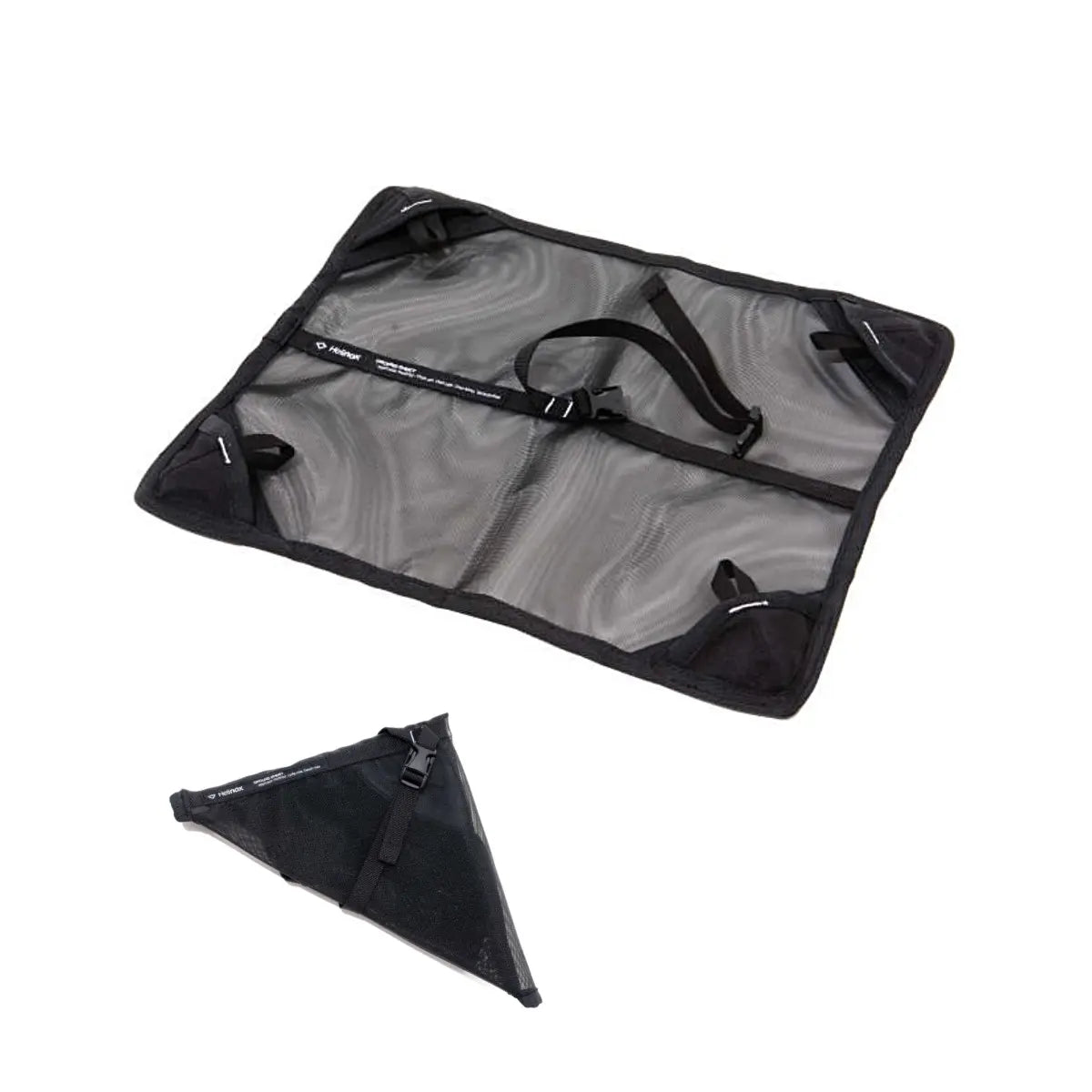 Folds down for travel and storage