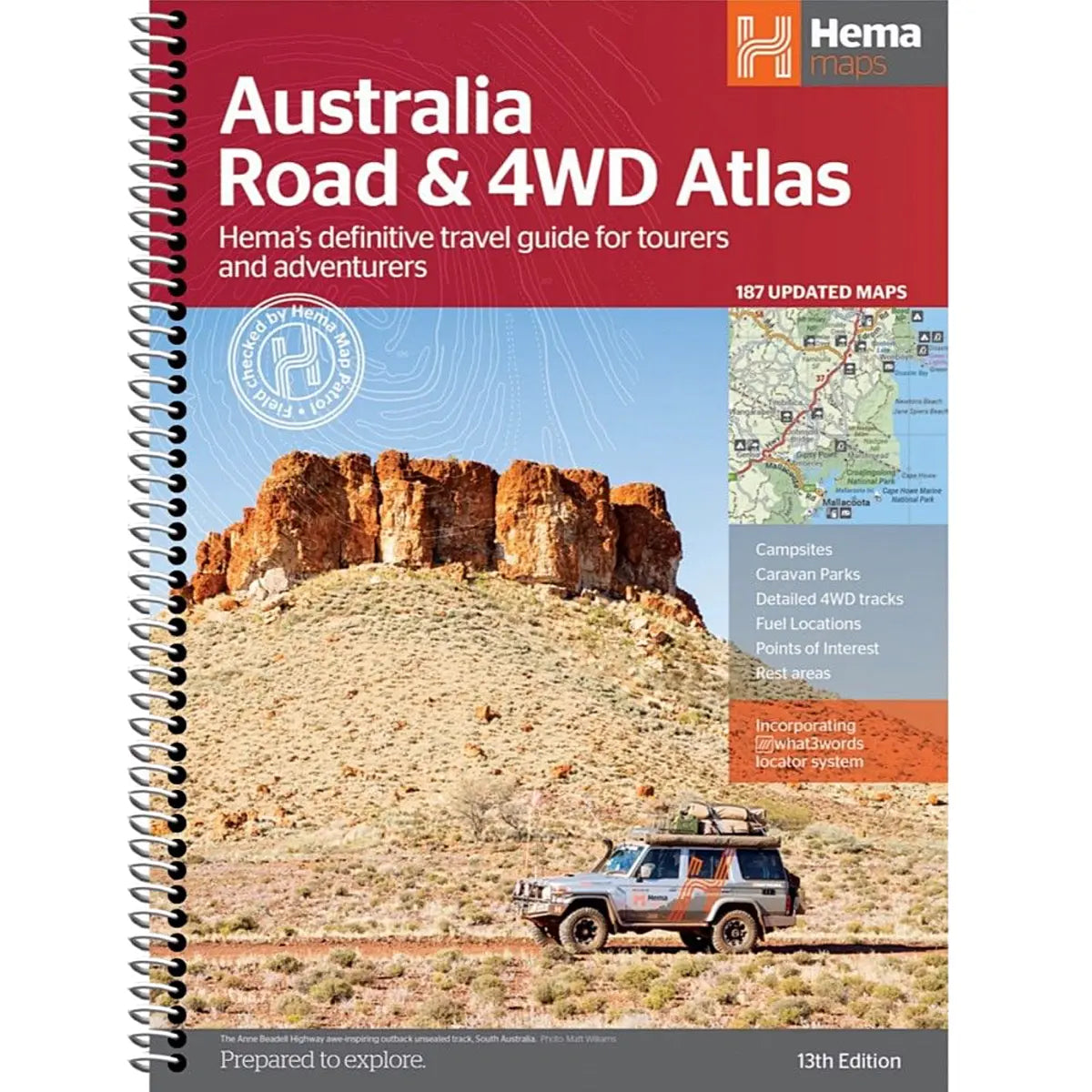 Hema Australia Road and 4WD Atlas - Edition 13
