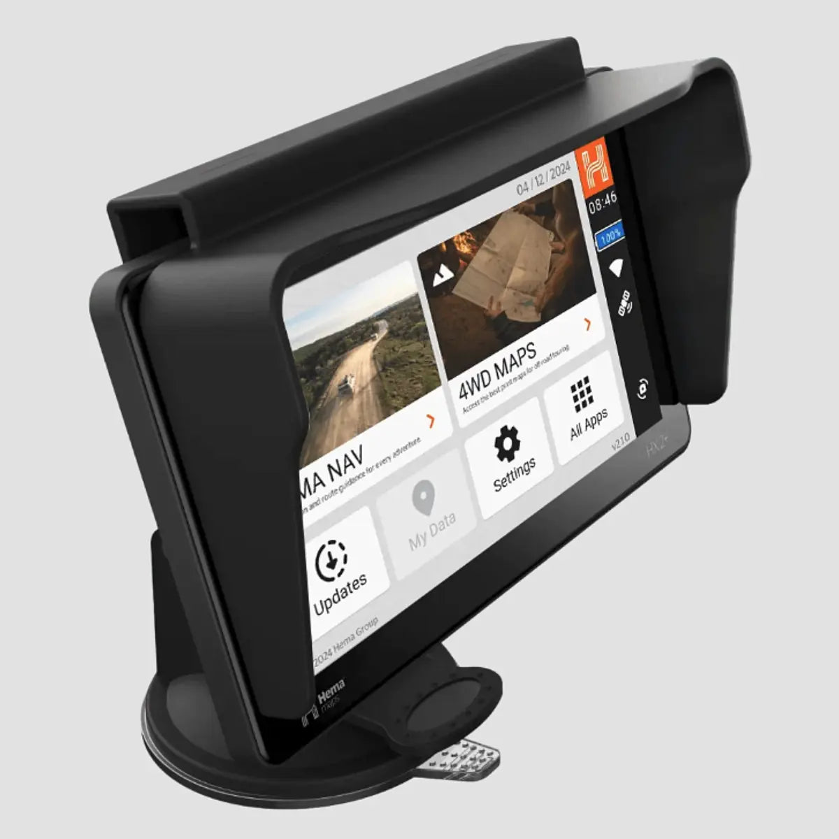 Hema HX-2+ GPS Sun Visor Accessory - Black