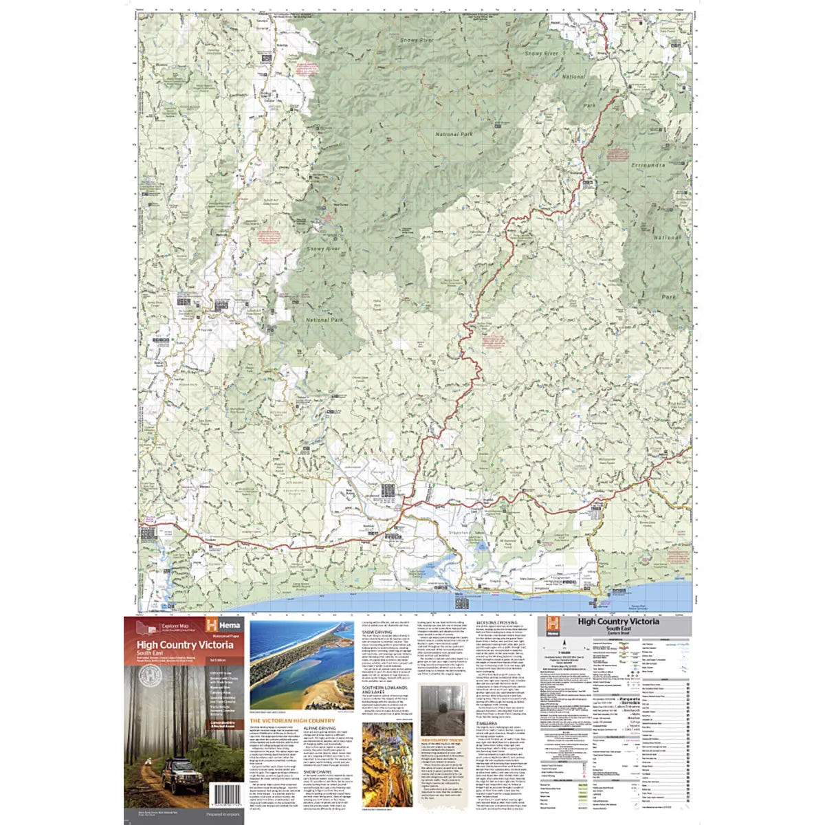 Hema Map High Country Victoria (South East) - 1st Edition