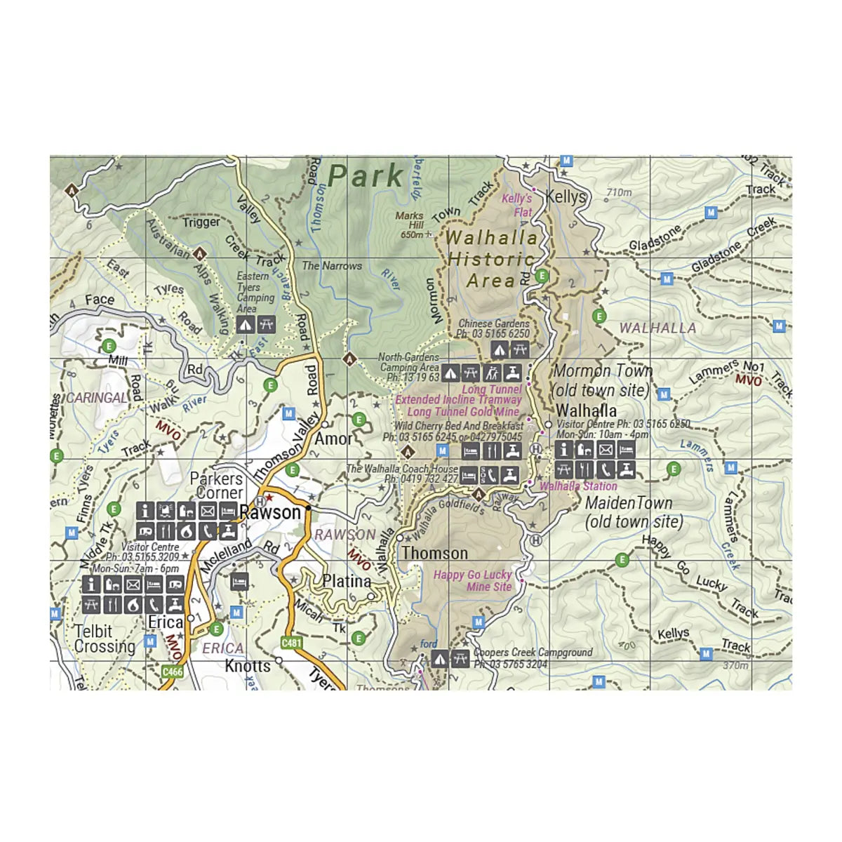 Hema Map High Country Victoria (South West) - 1st Edition