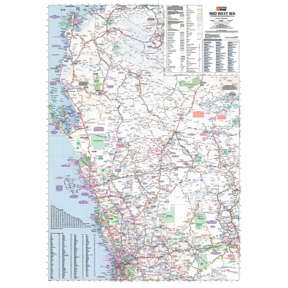 Hema Map Mid West Western Australia - 4th Edition