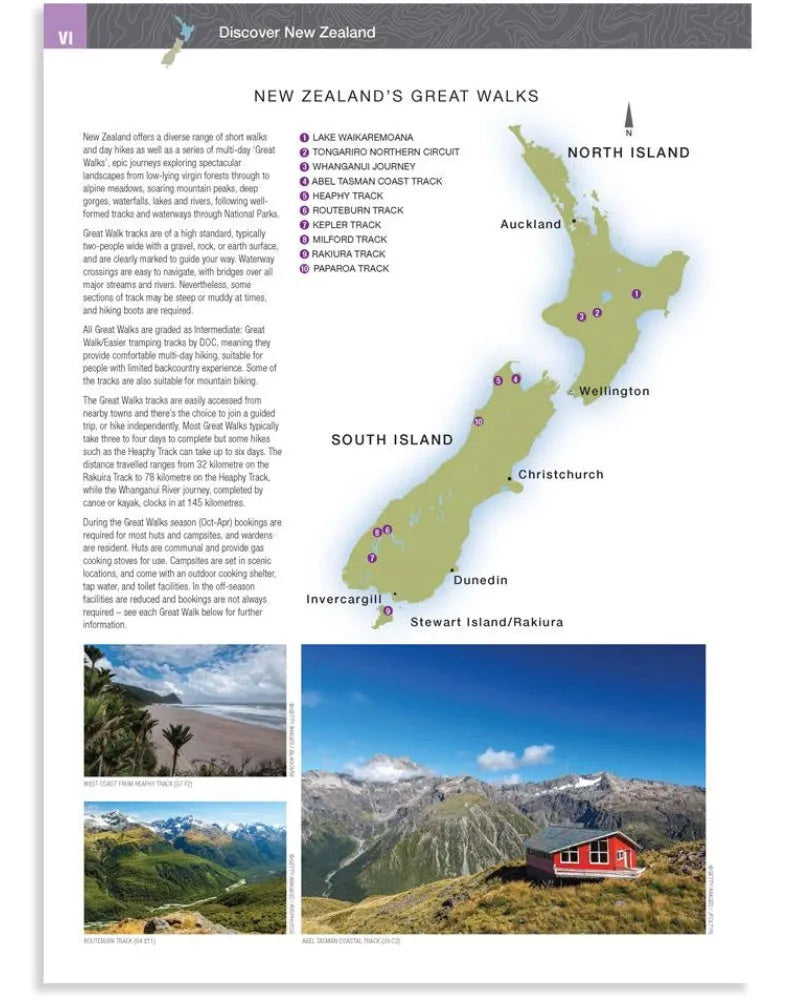 Hema Maps New Zealand Touring Atlas Spiral Bound Edition 6