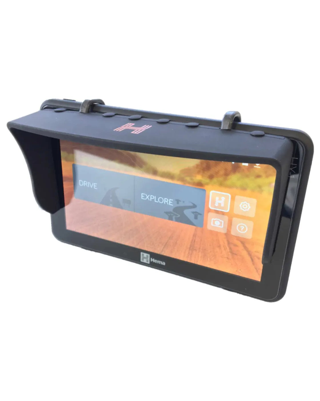 HX-1 Sun Visor only covers the screen area : HX1 is sold separately