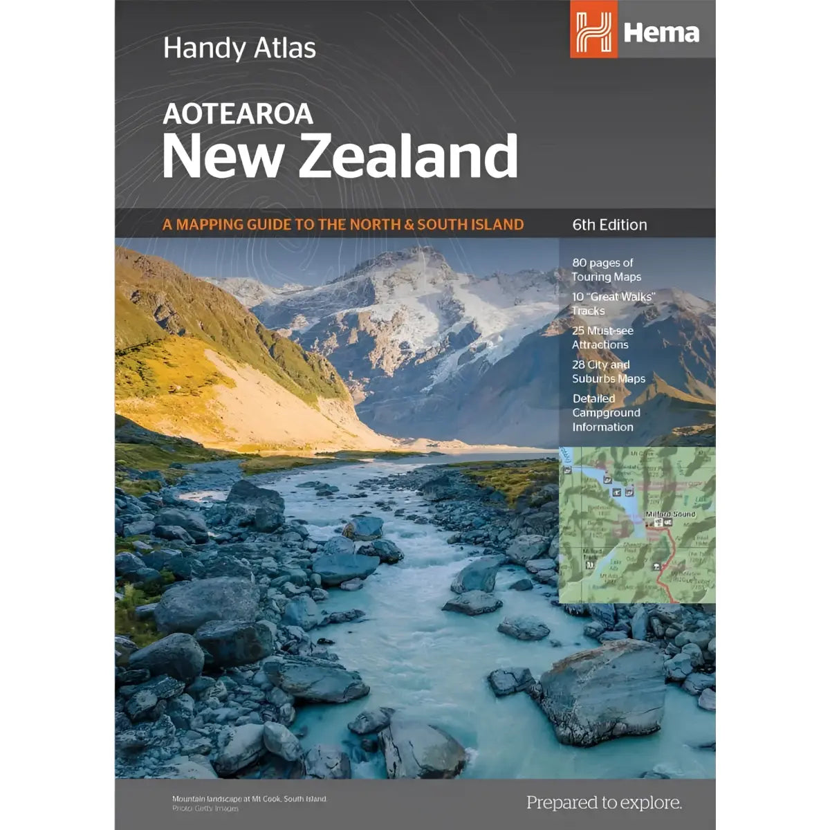 Hema New Zealand Handy Atlas (6th Edition)