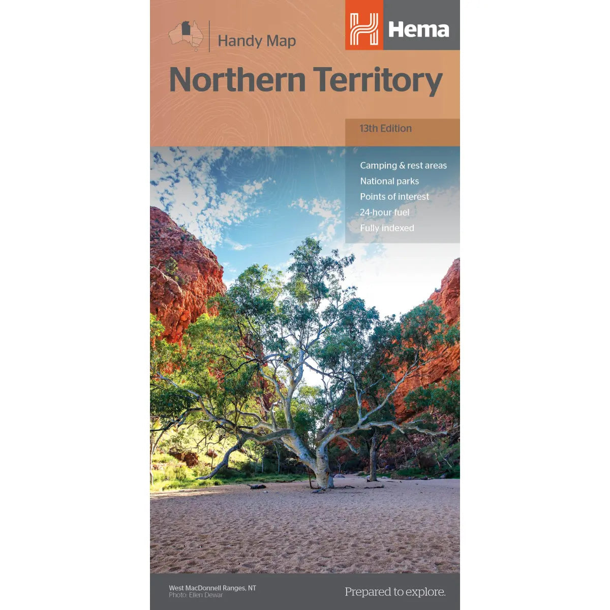 Hema Northern Territory Handy Map (Edition 13)