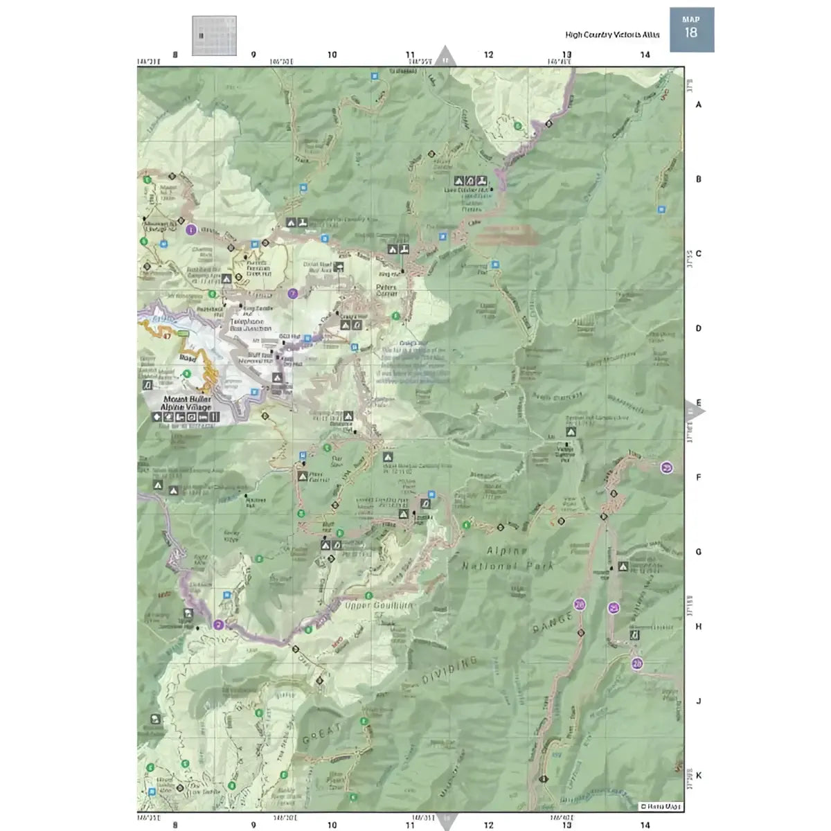 Hema The High Country Victoria Atlas and Guide - 3rd Edition