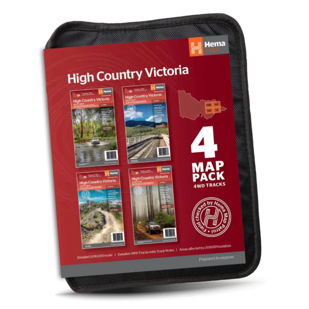 Hema The Victorian High Country Map Pack