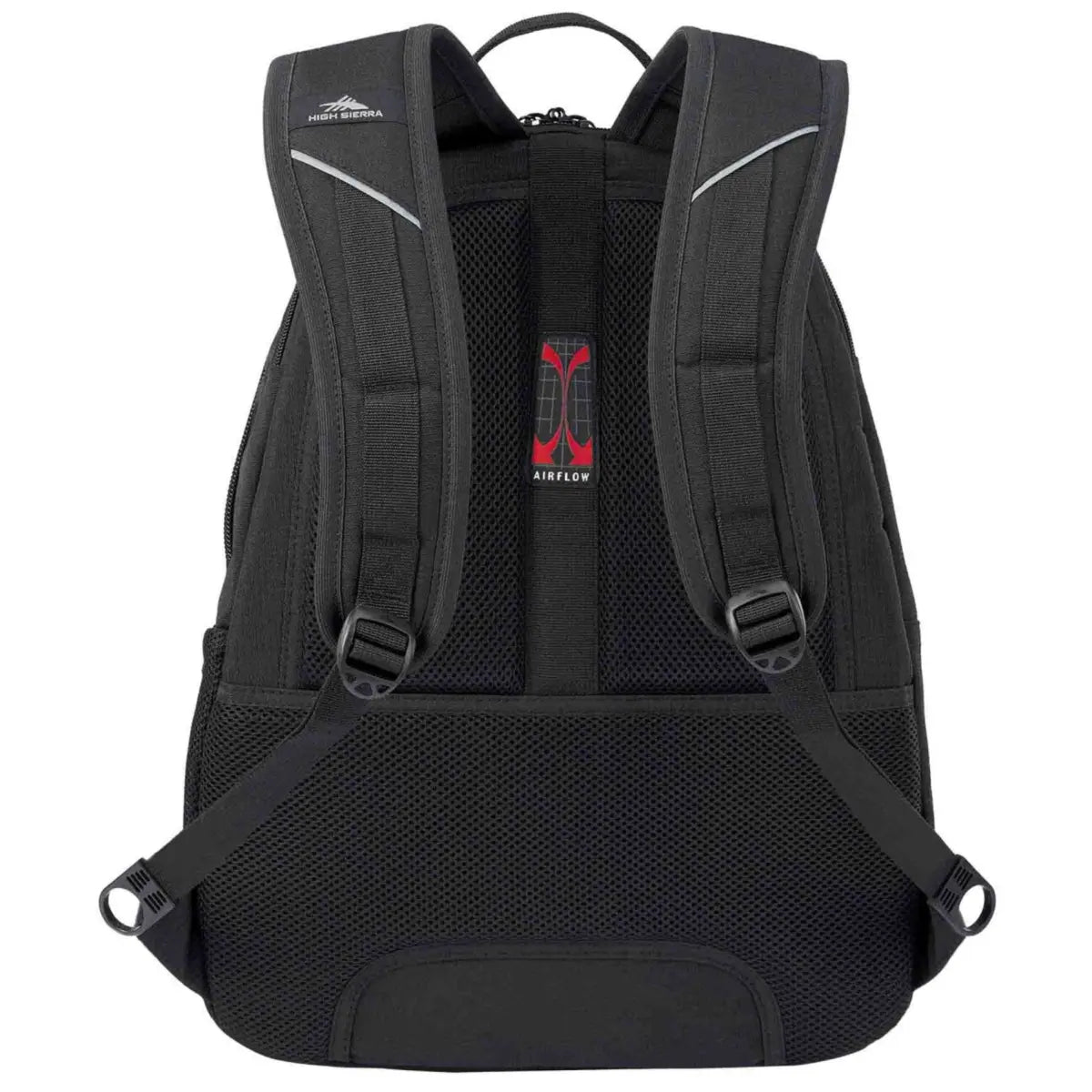 Padded Airflow™ back panel with suspension backpack straps for ergonomic comfort