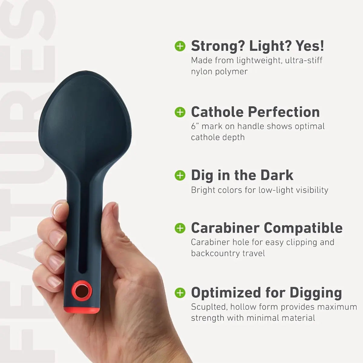 Humangear GoDigg Mini - Grey/Red