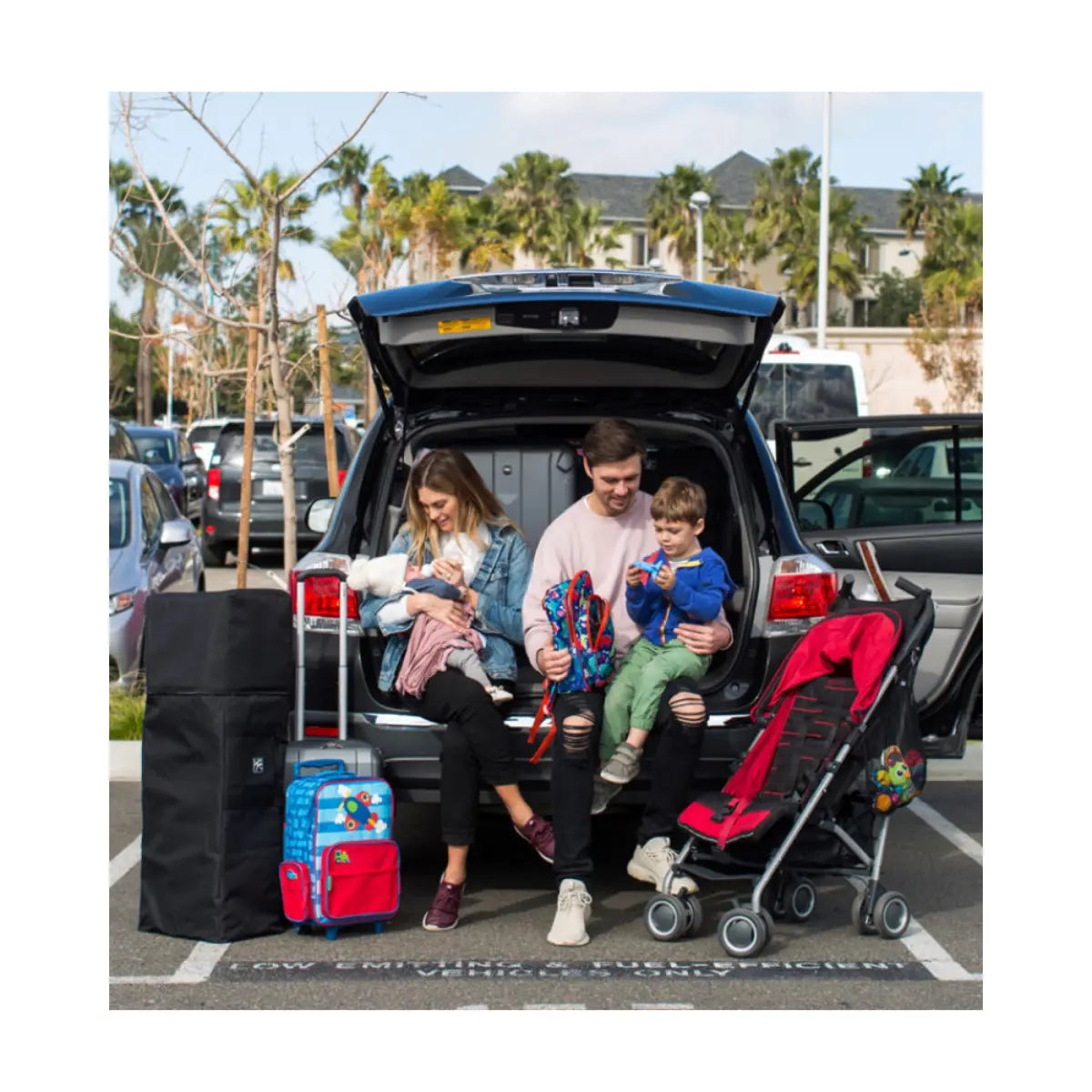 JL Childress Padded Umbrella Stroller Travel Bag - Black