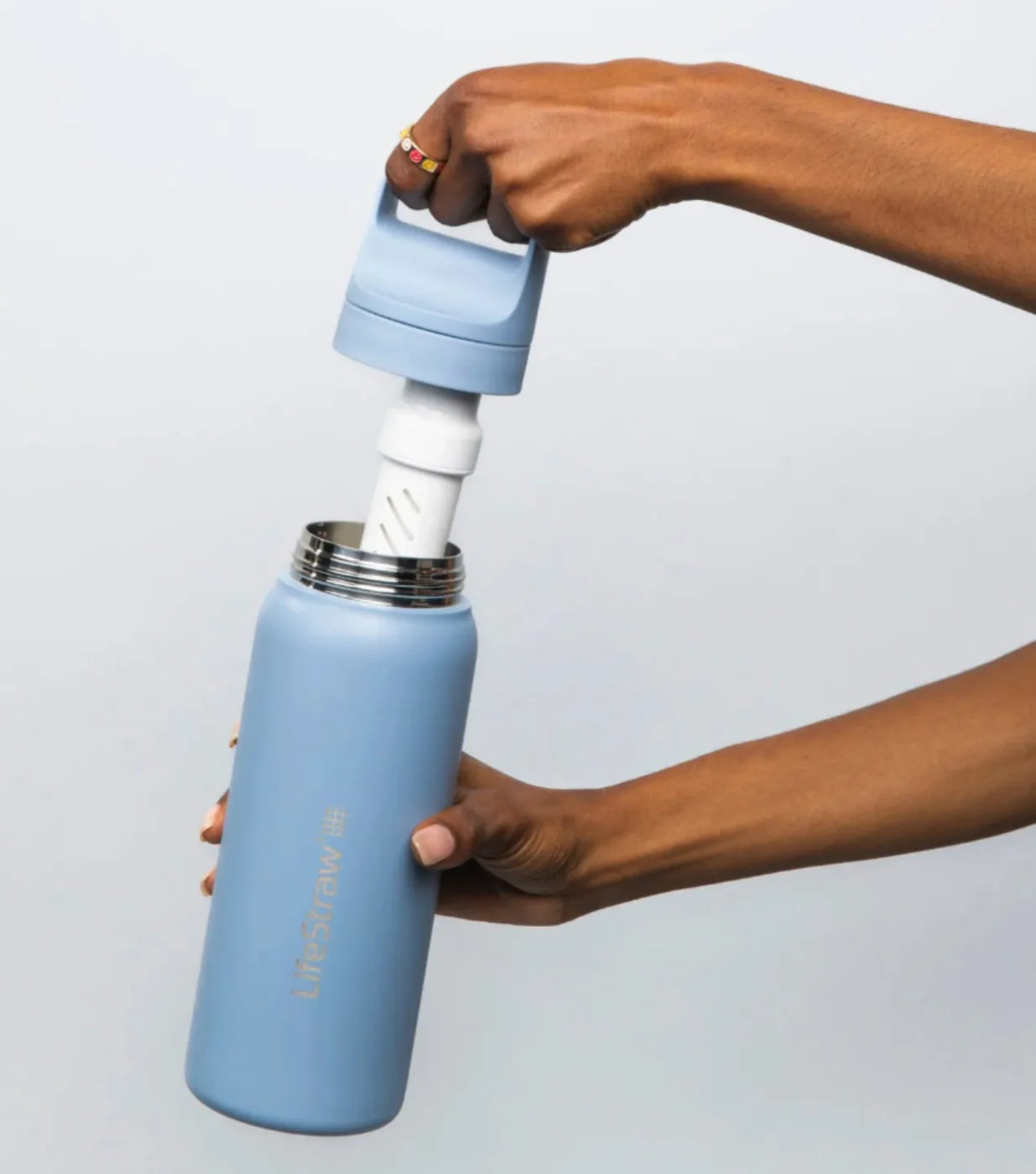 The Membrane microfilter protects against 99.999999% Bacteria (including E.coli + Salmonella), 99.999% Parasites (including Giardia and Cryptosporidium), 99.999% Microplastics, sand, dirt, and cloudiness