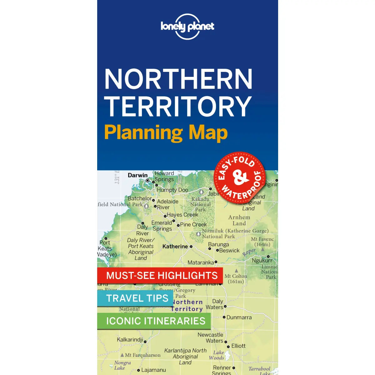Lonely Planet Planning Map - Northern Territory