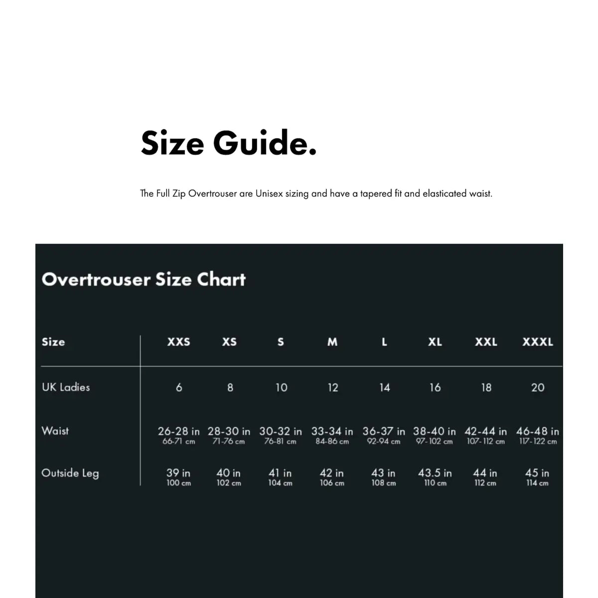 Mac in a Sac Waterproof Packaway Overpants - Large - Jet Black