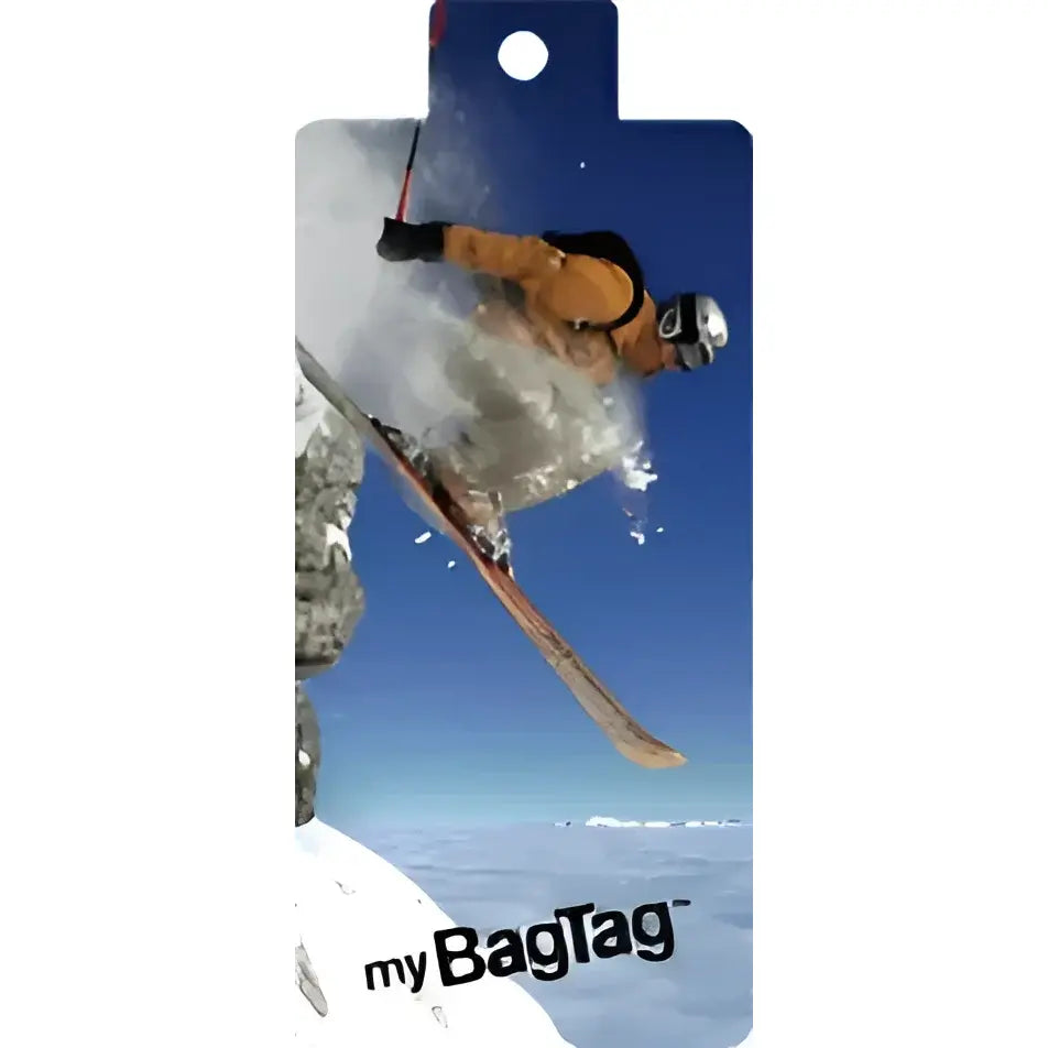 MyBagTag Luggage Tags - Skier Jumping