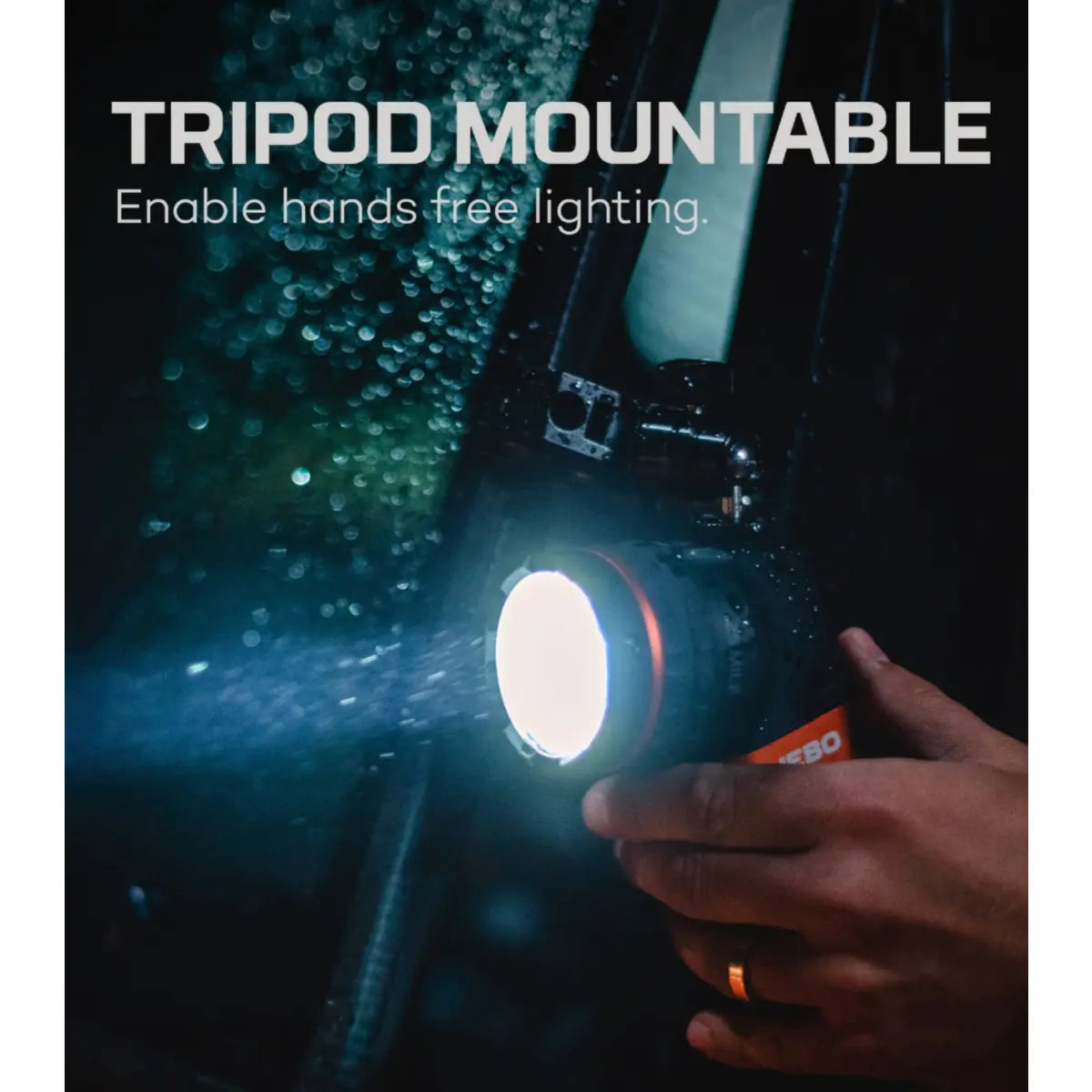 Nebo Master Series SL25 Rechargeable Spotlight - Black / Orange