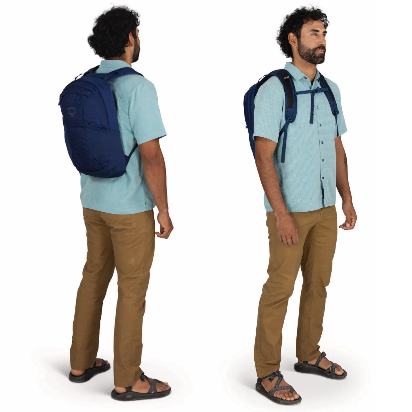 Osprey Farpoint 70L Travel Pack with Detachable Fairview Day Pack - Antique Blue