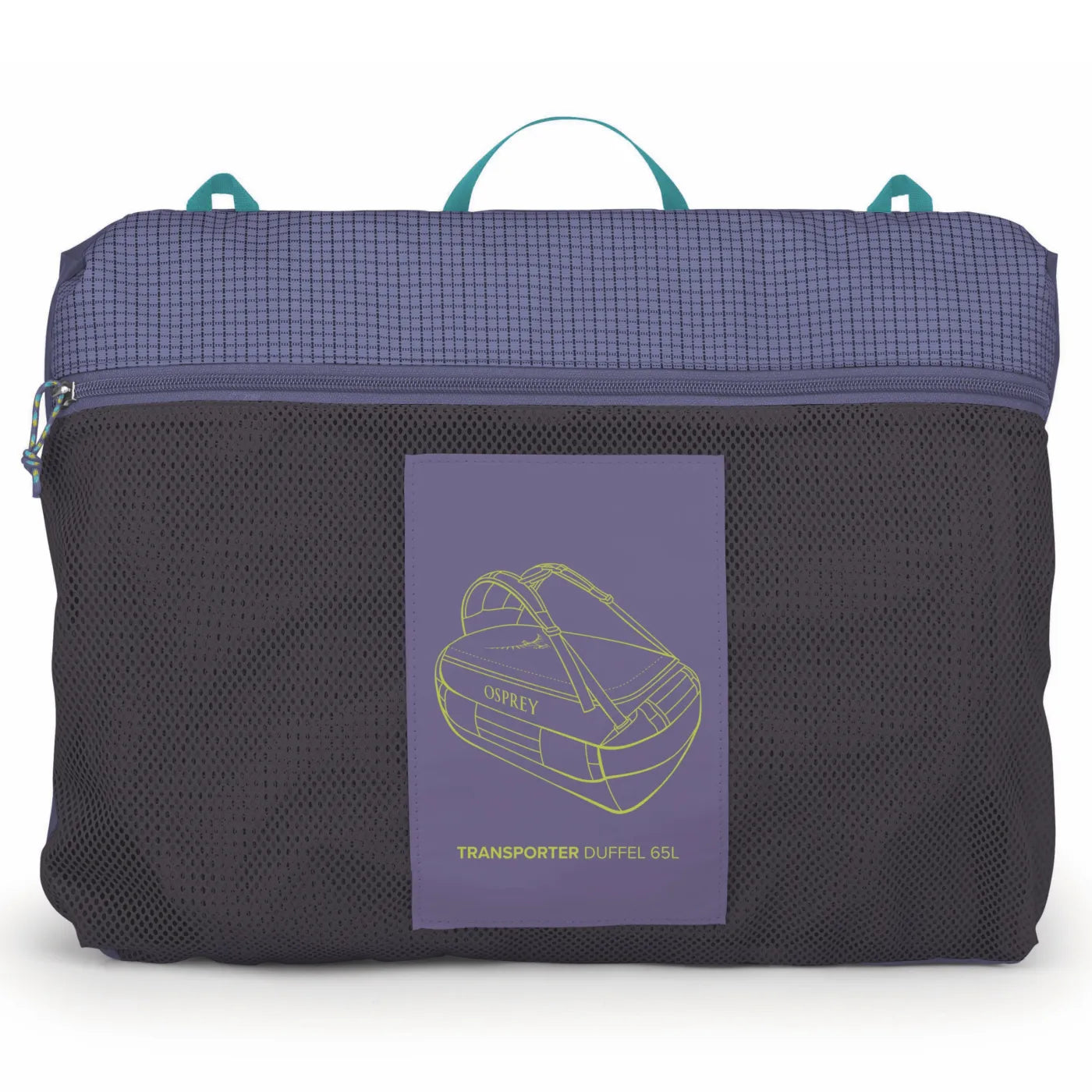 Osprey Transporter 65L Duffel Bag with Backpack Straps - Euphoria Purple