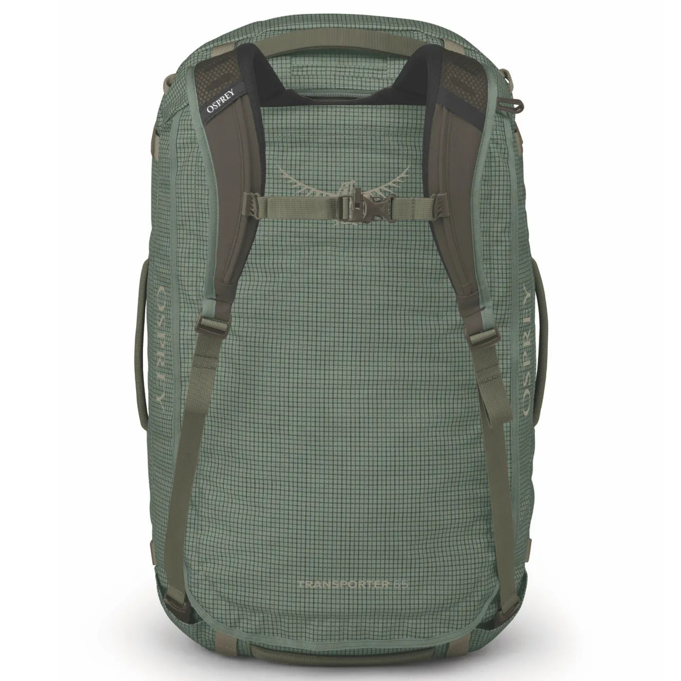 Osprey Transporter 65L Duffel Bag with Backpack Straps - Pine Leaf