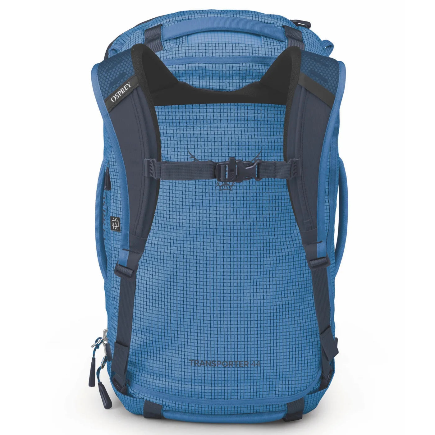 Osprey Transporter Squffel 44L Duffel Bag with Backpack Straps - Blue Flame
