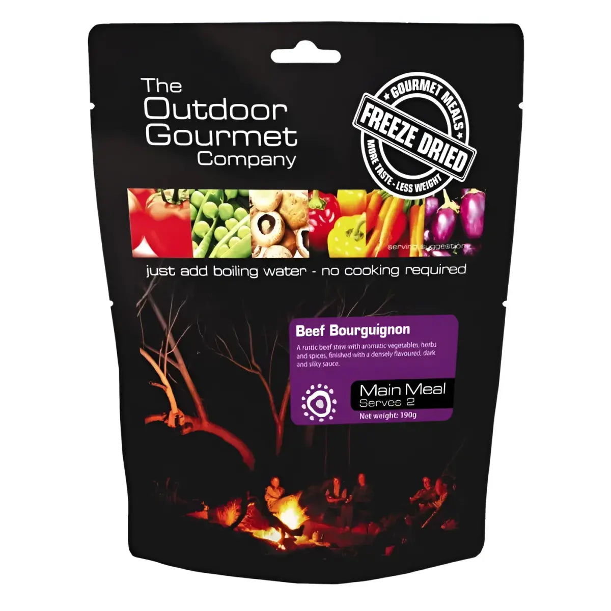 Beef Bourguignon by The Outdoor Gourmet Company : Freeze Dried Gourmet Meals