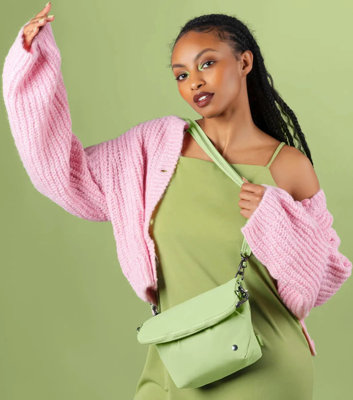 Pacsafe Citysafe CX Anti-Theft Convertible Crossbody Bag - Matcha